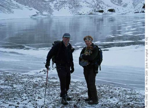 At the tarn below Mt Bryant
