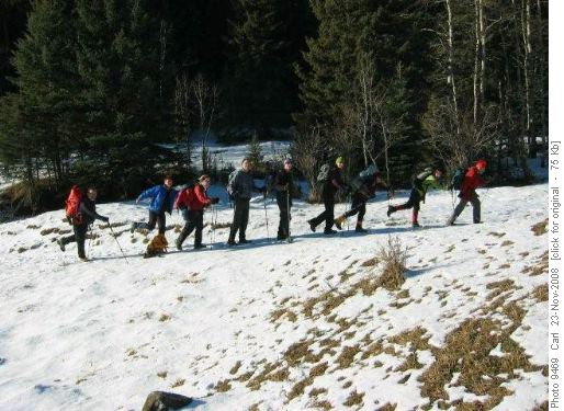 Only the skis were missing