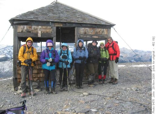 Not looking cold at Black Rock lookout!