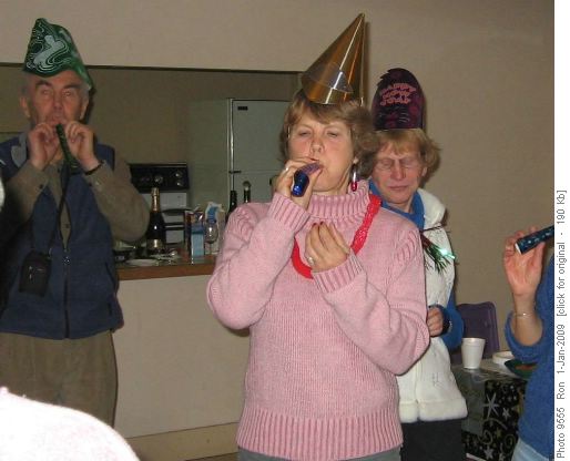 Peter, Jean & Christine at New Year's Eve