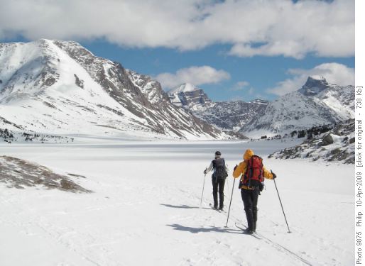 Crossing Ptarmigan Lake
