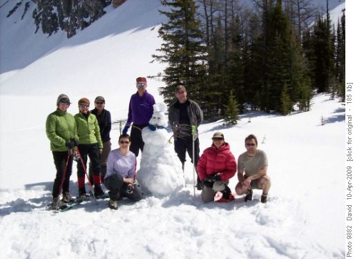 Ramblers with their new friend