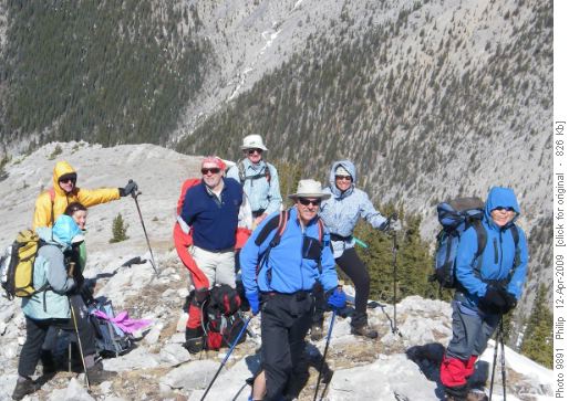 Group (in part) at N end Prairie Mtn