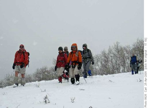 We did have some snow fall