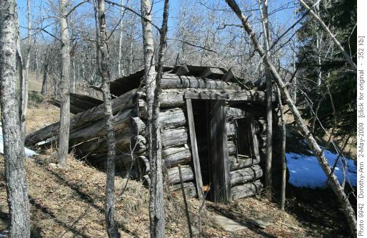 Remains of old building