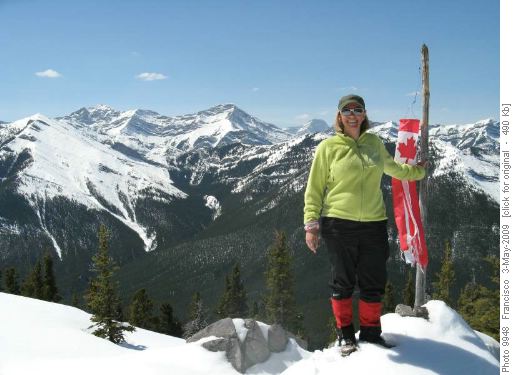 Kim and canadian windsock