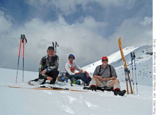 Carl David and Ivan at Citadel Pass