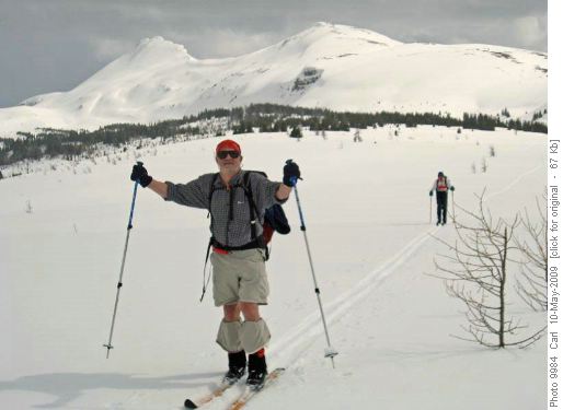 Almost home! (Quartz Hill in background)