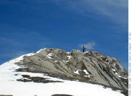 Chau on the north outlier of Miners' Peak